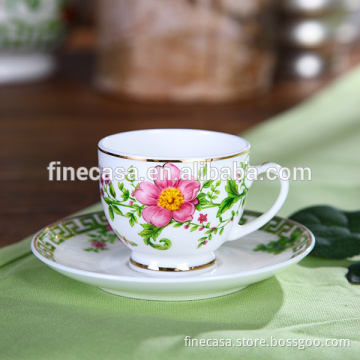 100CC Elegant Fine Bone China Antique Chinese Porcelain Tea Cup of In April